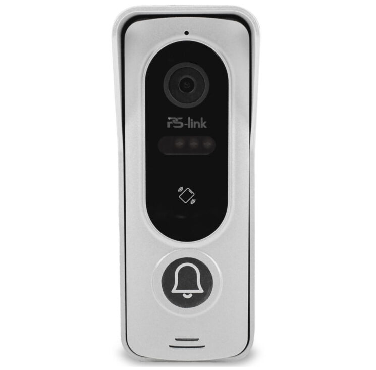 Вызывная панель для видеодомофона PS-201RCP Silver с контроллером и считывателем Mifare