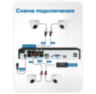 Комплект видеонаблюдения IP 5Мп Nevview NVE-D501-POE 1 камера с ночной съемкой для помещения, с датчиком движения