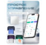 Умный сенсорный двухканальный WIFI выключатель WF-E2 Белый