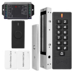 Система СКУД  KIT-SK7-280 беспроводная, электромагнитный замок 280 кг, кнопочная панель, 1000 пользователей, IP65