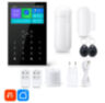 Охранная сигнализация WIFI/GSM PS-PG109-4GEU 4G LTE с сенсорными кноками, экраном 4.3", RFID ключами 125кГц