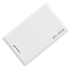 Карта бесконтактная Em-Marine  PS-018EM, RFID карта, 125 кГц, без перезаписи, белая, пластик