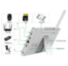 Комплект видеонаблюдения WIFI Ps-Link KIT-N814W30-W / 3Мп / 4 камеры