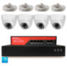 Комплект видеонаблюдения IP 8Мп KIT-A804IP-PL 4 камеры для помещения, программный датчик движения, удаленный доступ, ночное видение