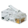 Коннектор RJ-45 для одножильного и многожильного кабеля