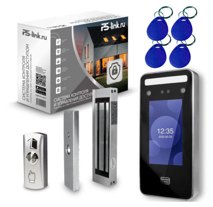 Система СКУД KIT-TM06-180 / детектор лиц / RFID