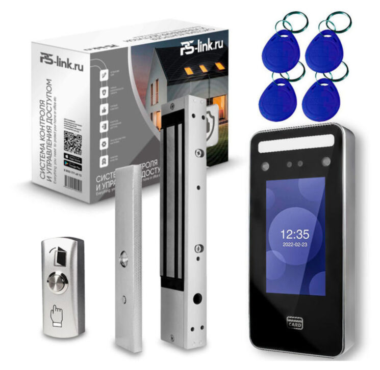 Система СКУД KIT-TM06-350 / детектор лиц / RFID