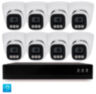 Комплект IP-видеонаблюдения KIT-A408IP-POE 4 Мп, 8 купольных IP-камер, NVR, 8 PoE портов