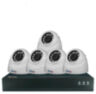 Комплект видеонаблюдения IP Ps-Link KIT-A205IP-POE-LCD / 2Мп / 5 камер / монитор