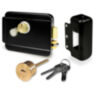 Система СКУД KIT-9700F-B сканер отпечатков, до 2000 ключей, EM-marine, в помещение, черный накладной замок