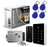 Система СКУД KIT-T12MF-P-CH / эл. механический замок / 2 считывателя RFID / Mifare