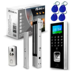 Система СКУД  KIT-9700F-280 сканер отпечатков, до 2000 ключей, EM-marine, в помещение, замок 280кг