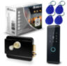 Система СКУД KIT-H102-B/ сканер отпечатков / эл. механический замок / RFID, WIFI
