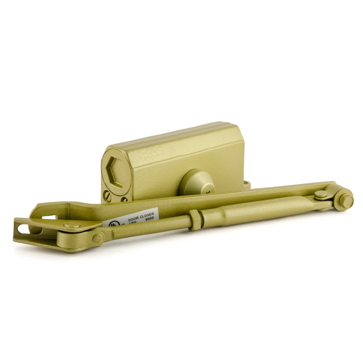 Доводчик дверной Нора-М 2S-F (золото) до 50 кг морозостойкий
