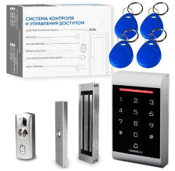 Комплект СКУД Undino KIT-ACP101EM-180 эл. магнитный замок 180кг, RFID