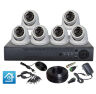 Комплект видеонаблюдения AHD 5Мп KIT-A506HDV 6 камер, антивандальный