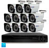 Комплект видеонаблюдения AHD 5Мп KIT-C511HD 11 камер для улицы, ночная съемка, датчик движения