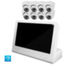 Комплект видеонаблюдения IP Ps-Link KIT-A508IP-POE-LCD / 5Мп / 8 камер / монитор