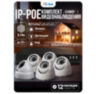 Комплект видеонаблюдения IP 5Мп KIT-A505IP-POE 5 камер с ночной съемкой для помещения, с датчиком движения, питание PoE