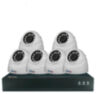 Комплект видеонаблюдения IP 5Мп KIT-A506IP-POE 6 камер с ночной съемкой для помещения, с датчиком движения, питание PoE