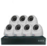 Комплект видеонаблюдения IP 5Мп KIT-A507IP-POE 7 камер с ночной съемкой для помещения, с датчиком движения, питание PoE
