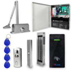 Система СКУД  KIT-M010EM-180UPS с доводчиком 40, блоком резервного питания, 7Ач