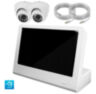 Комплект видеонаблюдения IP Ps-Link KIT-A202IP-POE-LCD / 2Мп / 2 камеры / монитор