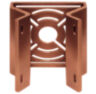 Кронштейн монтажный для камеры видеонаблюдения на столб или угол 80мм, печать 3D, медный