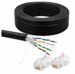 Кабель витая пара UTP4 cat.6 CU 40 метров  UTP-CAT6-CU40-OUT уличный