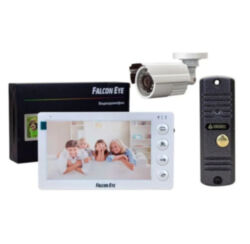 Комплект видеонаблюдения с домофоном вызывной панелью и одной уличной камерой CosmoPlus-101C