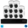 Комплект видеонаблюдения IP 5Мп KIT-A510IPM-POE 10 камер с микрофоном для помещения, питание PoE, ночная съёмка