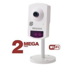 Wi-Fi IP камера Beward BD43CW с микрофоном комнатная 2 МП, 2.8/3.6/4.2/6/8/12/16 мм, 25 кадр/с