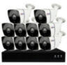 Комплект видеонаблюдения IP 5Мп KIT-С510IP-POE 10 камер с ночной съемкой для улицы, с датчиком движения, питание PoE