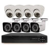 Комплект видеонаблюдения AHD 2Мп KIT-B208HD 4 камеры для улицы, 4 камеры для помещения