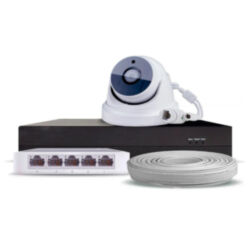 Готовый комплект IP видеонаблюдения c 1 внутренней 5Mp камерой PST IPK01AF