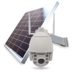 Беспроводная автономная поворотная 4G камера 2Мп с солнечной панелью на 60Вт PST SBM60W20