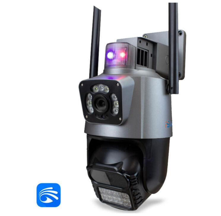Камера видеонаблюдения WIFI 2Мп WPT10X20HD микрофон, динамик, LED-подсветка, слот microSD, приложение YooSee