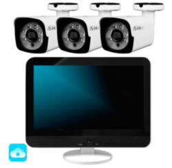 Комплект видеонаблюдения WIFI 5Мп  KIT-W503CM беспроводной, 3 камеры для улицы, ночное видение, удаленный доступ