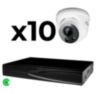 Комплект видеонаблюдения IP 8Мп KIT-A810IP-ST 10 камер для помещения, аналитика, детекция человека, область вторжения