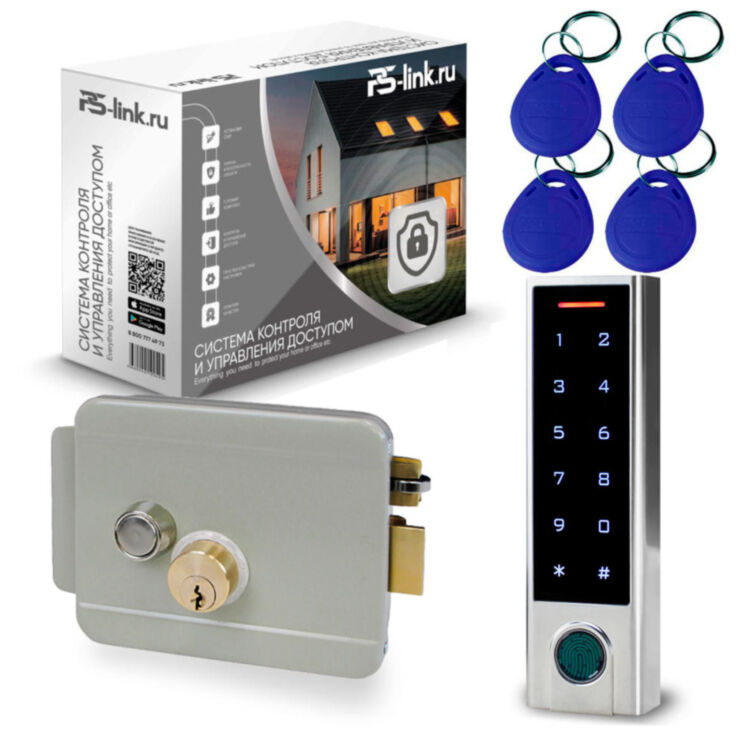 Система СКУД KIT-HF3WF-G/ сканер отпечатков / эл. механический замок / RFID, WIFI