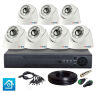Комплект видеонаблюдения AHD 5Мп KIT-A507HD 7 камер для помещения