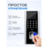 Панель доступа PS-9700F с кодонаборной панелью 2000 пользователей и фотосенсор отпечатков