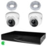 Комплект видеонаблюдения IP 5Мп KIT-A502IP-ST 2 камеры для помещения, аналитика, детекция человека, область вторжения