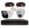 Комплект видеонаблюдения AHD 8Мп KIT-B802HD 1 камера для помещения, 1 камера для улицы