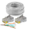 Кабель UTP4 cat.5E CU 70 метров UTP-CU70 с коннекторами RJ-45