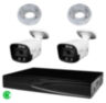 Комплект видеонаблюдения IP 5Мп KIT-C502IP-ST 2 камеры для улицы, аналитика, детекция человека, детекция автомобиля, область вторжения